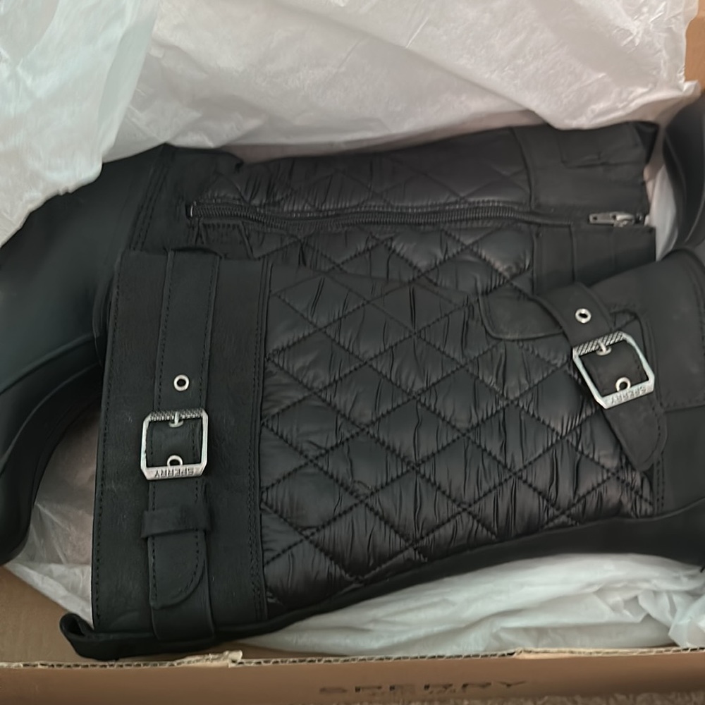 Sperry Saltwater Tall Nylonolive Snow Boots - Picture 5 of 5